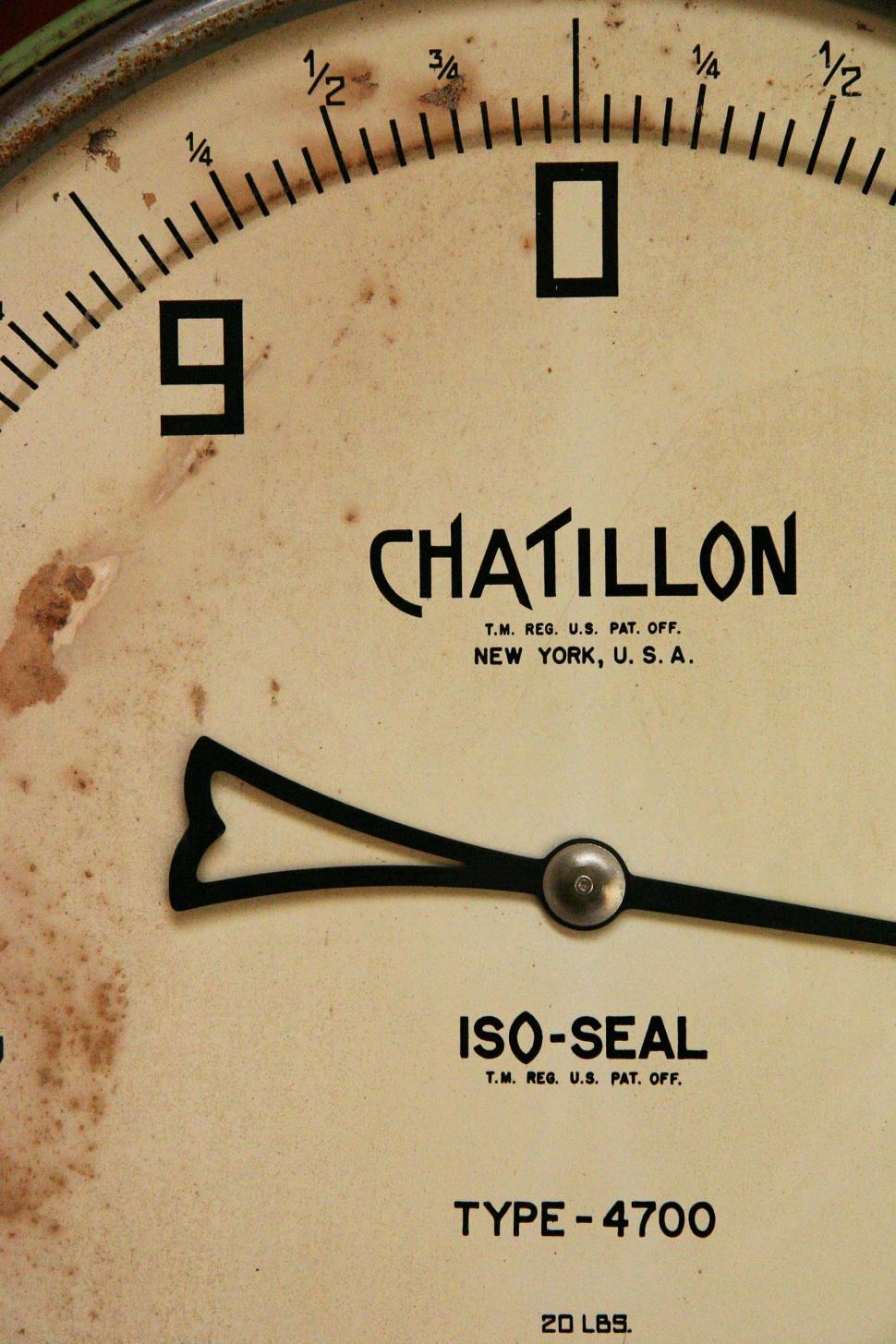 Free Image of Detail of grocery scale 