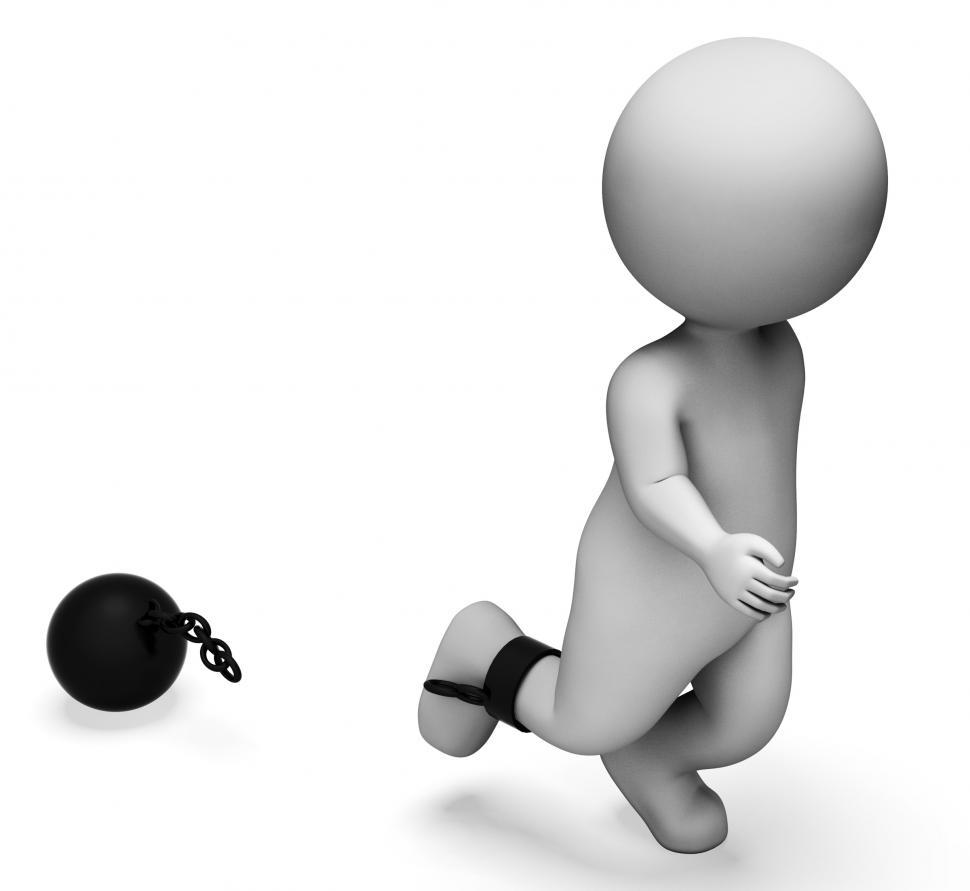 Free Image of Escape Freedom Shows Break Out And Elude 3d Rendering 