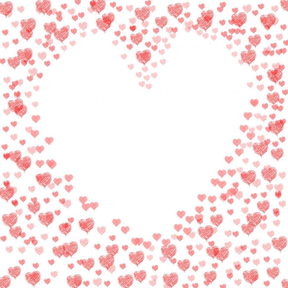 Free Image of Heart Cut From Background Means Lovely Marriage Or Passionate We 
