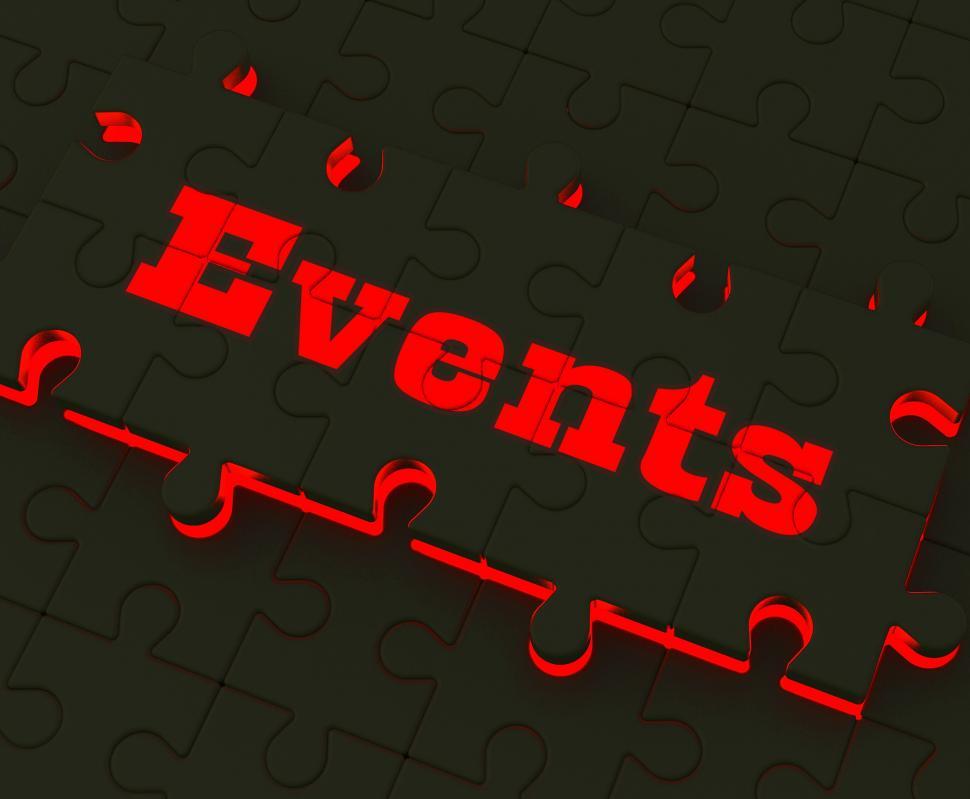 Free Image of Events Puzzle Means Occasions Events Or Functions 