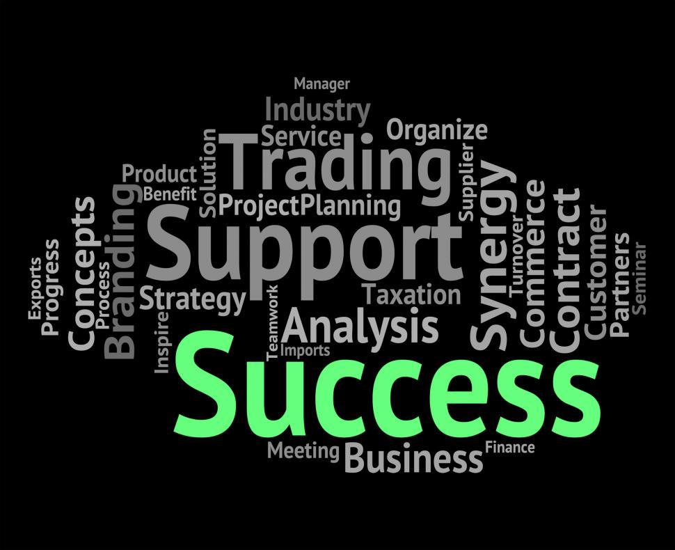 Free Image of Success Word Means Resolution Winner And Win 