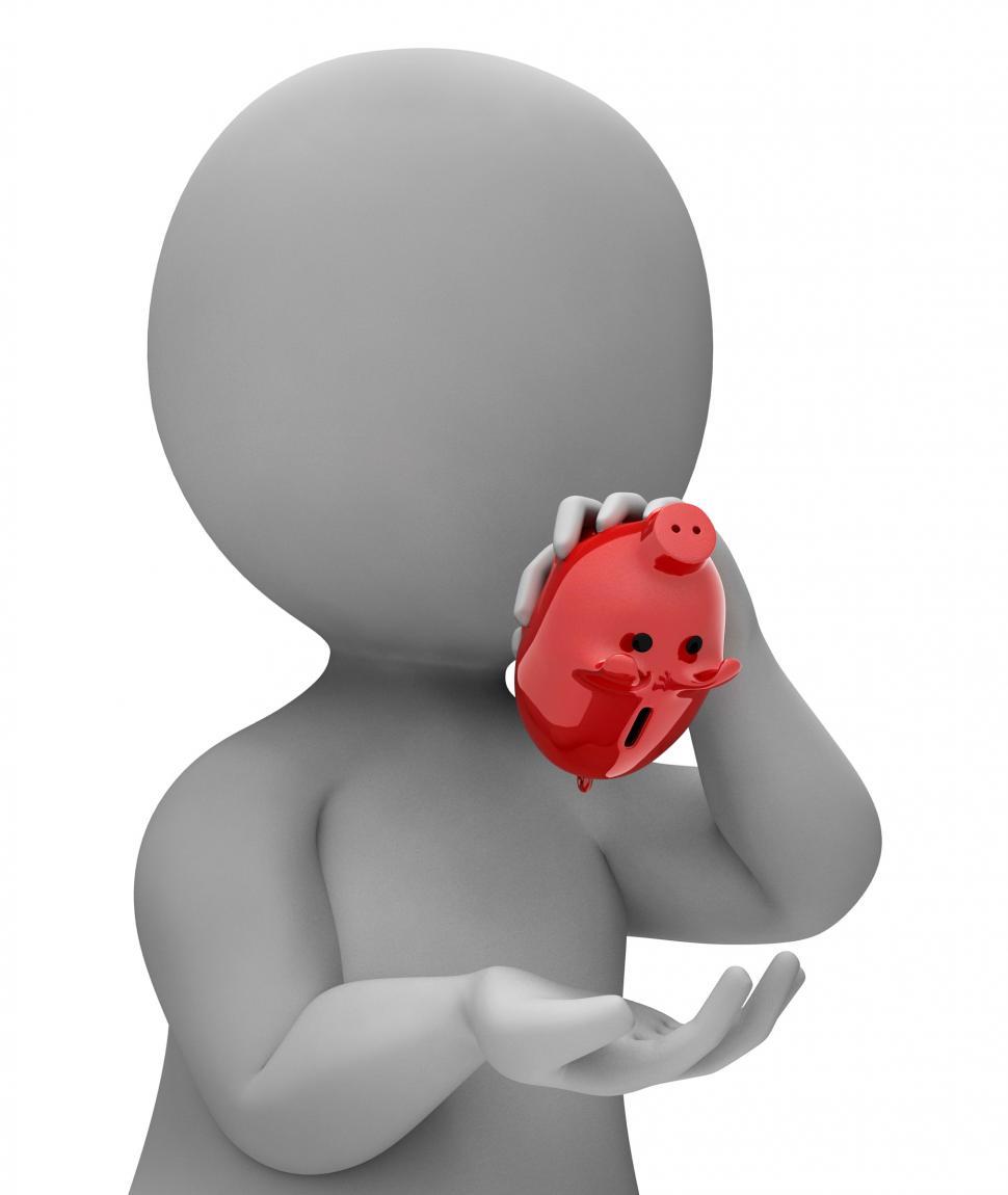 Free Image of Bankrupt Save Represents Financial Problem And Banking 3d Render 