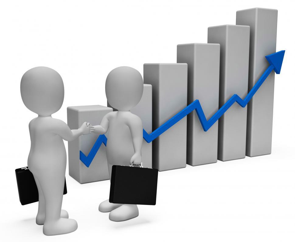 Free Image of Businessman Increase Shows Success Successful And Progress 3d Re 