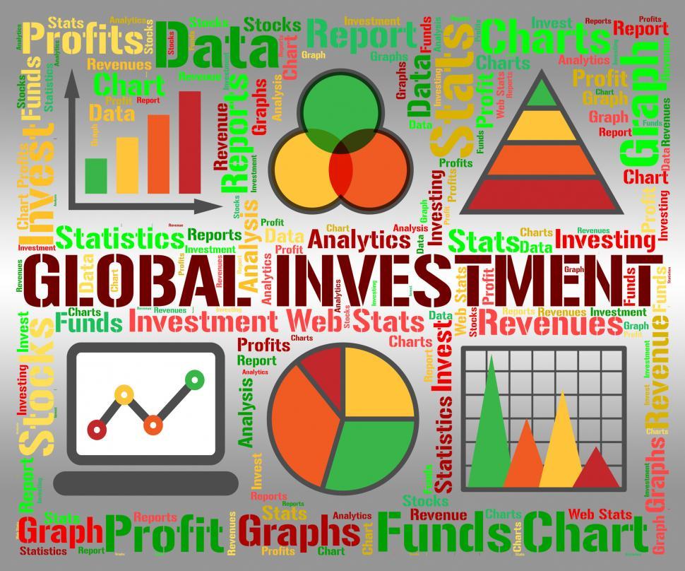 Free Image of Global Investment Shows Globalization Globalise And Shares 