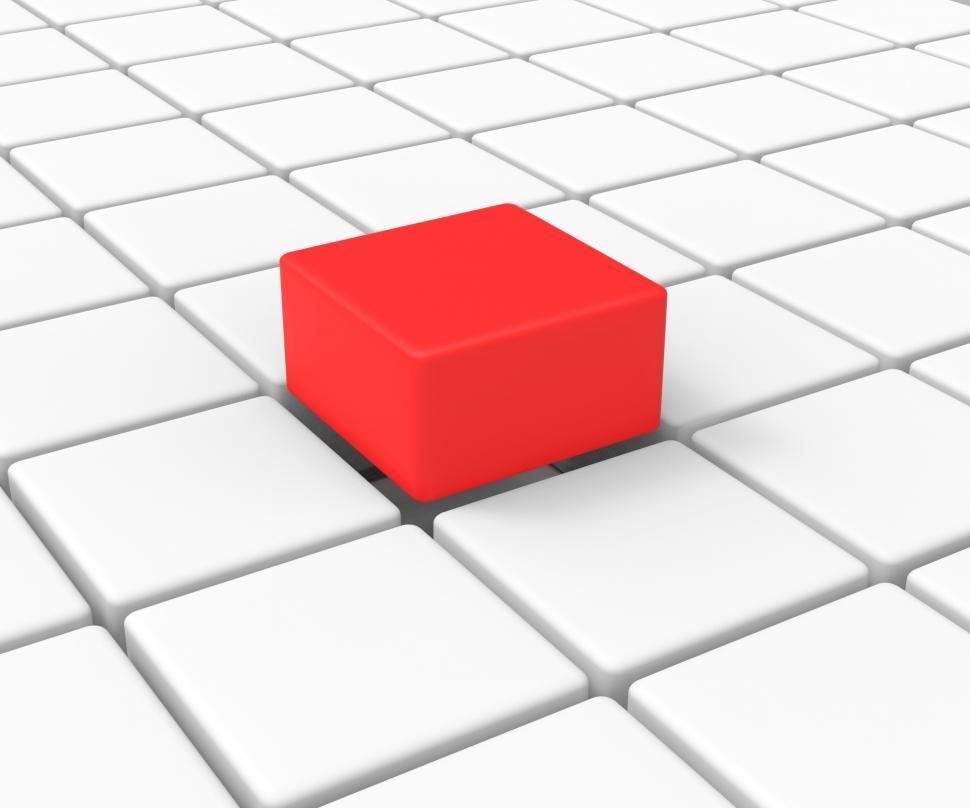 Free Image of Unique Block Shows Standing Out 