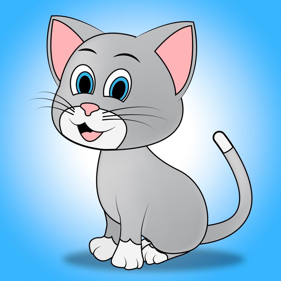 Free Image of Cute Cat Represents Felines Pretty And Lovable 