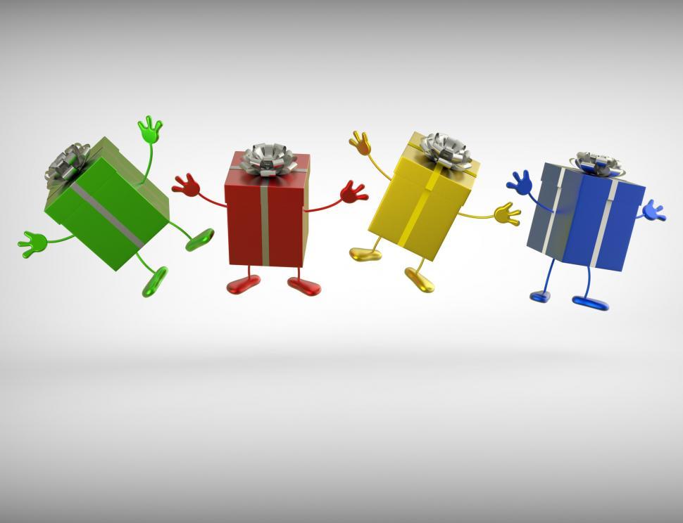 Free Image of Presents Show Giving Gifts Birthday Or Christmas 