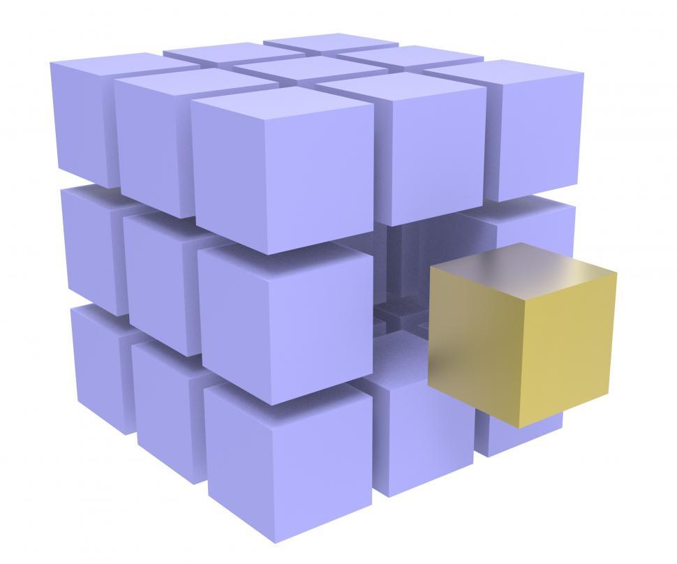 Free Image of Individual Block Means Different Or Outsider 