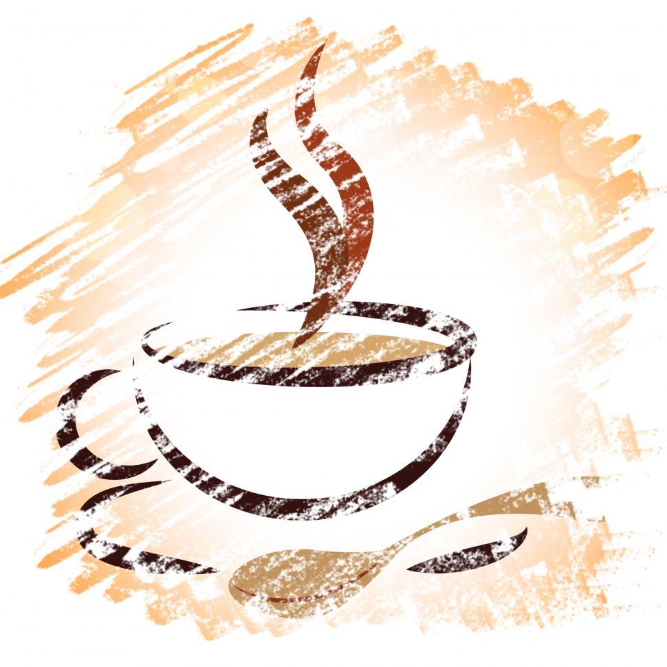 Free Image of Coffee Beverage Means Hot Drink And Caffeine 