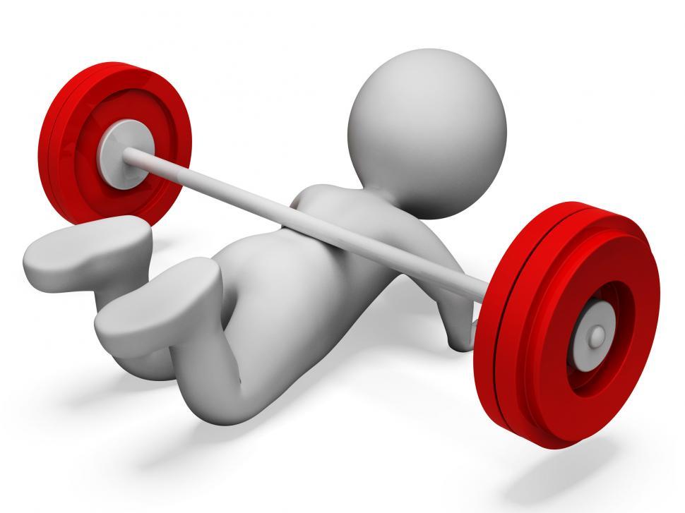 Free Image of Gym Weak Shows Physical Activity And Complication 3d Rendering 