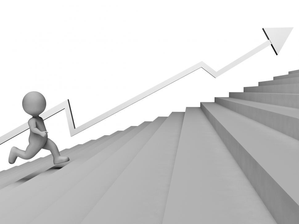 Free Image of Character Success Represents Arrow Sign And Aim 3d Rendering 