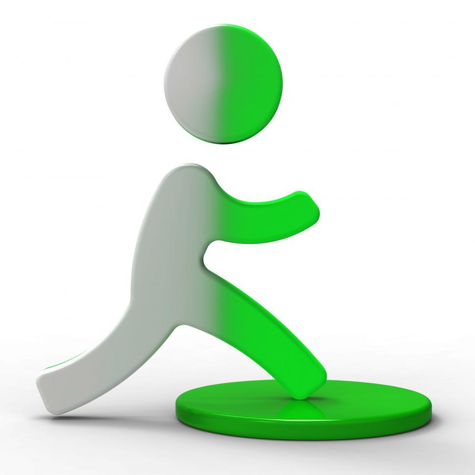 Free Image of Step Online Button Character Means Grow Change Progress 