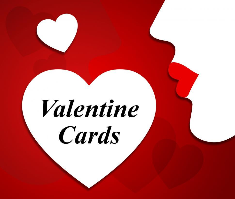 Free Image of Valentine Cards Means Valentines Day And Boyfriend 
