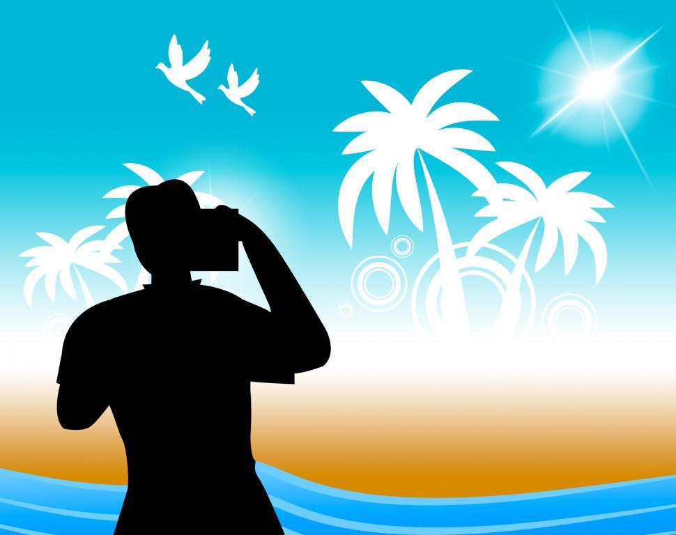 Free Image of Vacation Photographer Indicates Tropical Island And Break 