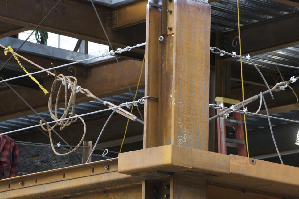 Free Image of Steel support column 