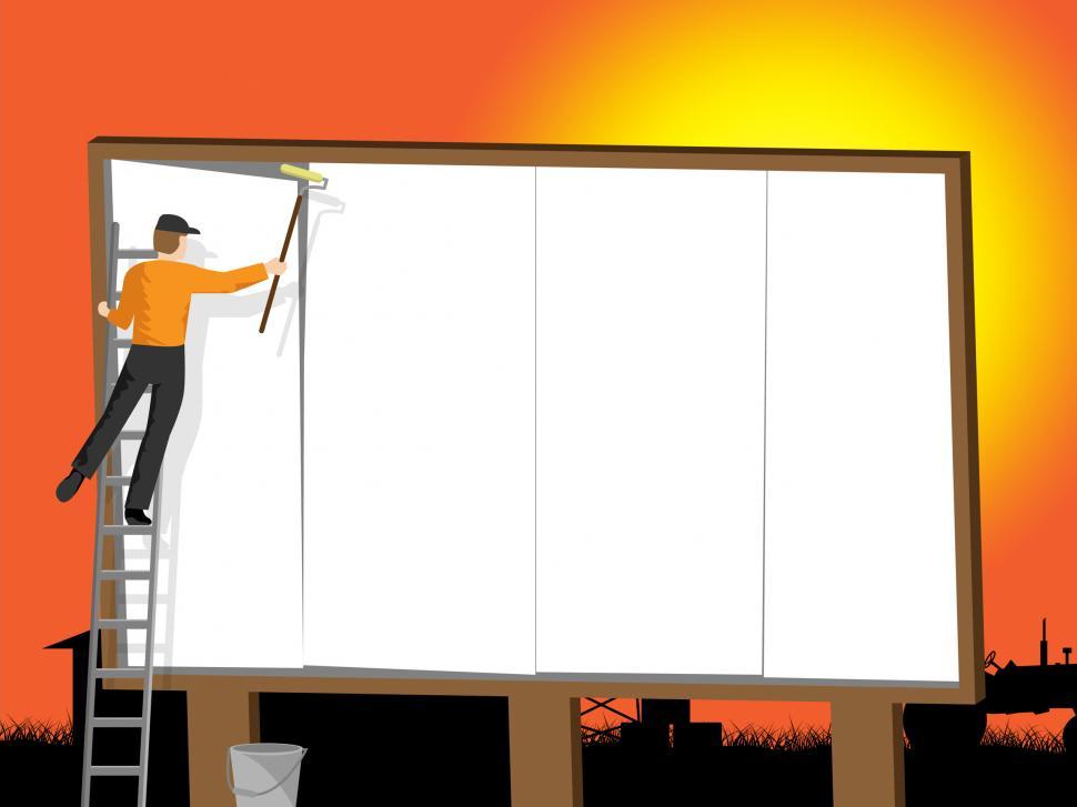 Free Image of Billboard Sign Represents Empty Space And Ad 