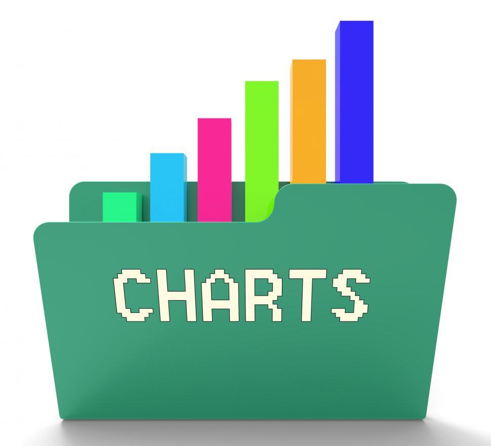Free Image of Charts File Shows Graph Documents 3d Rendering 