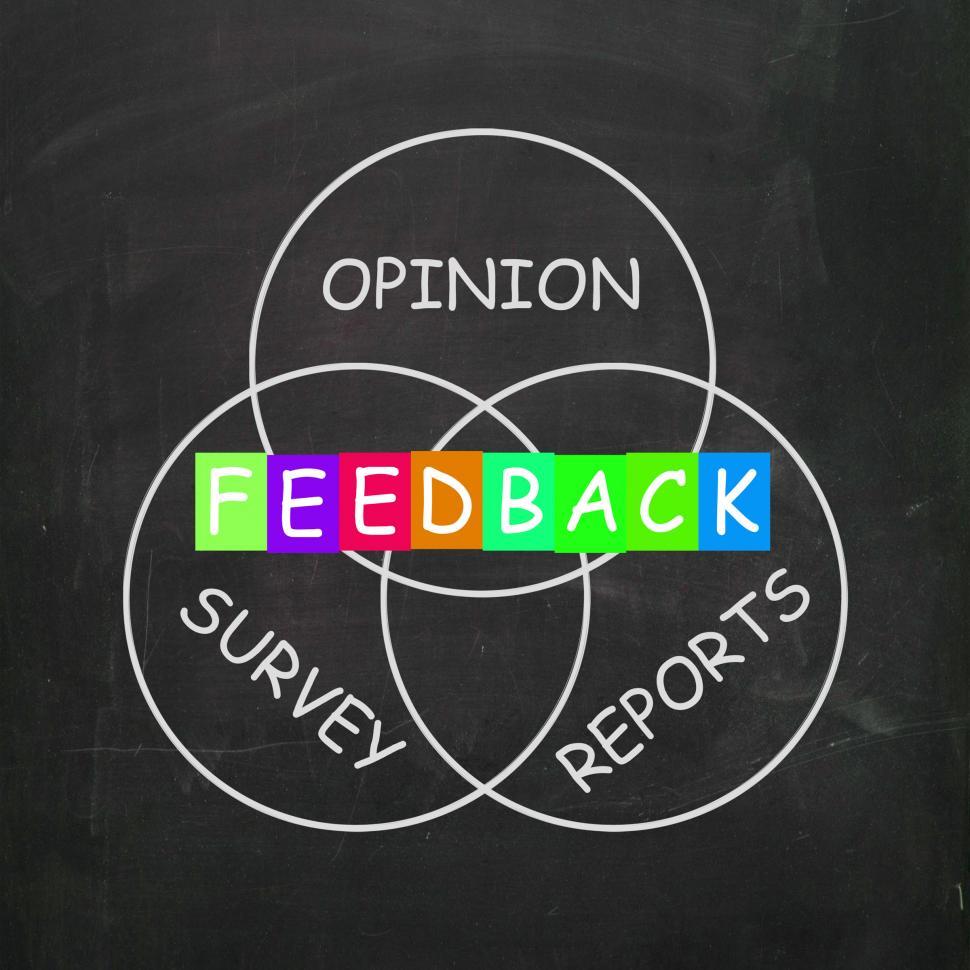 Free Image of Feedback Gives Reports and Surveys of Opinions 