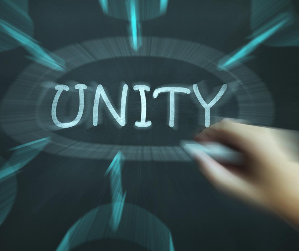 Free Image of Unity Diagram Means Working As Team And Cooperation 