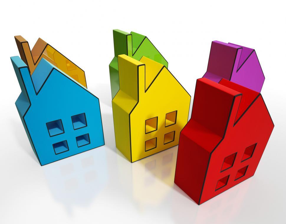 Free Image of House Symbols Means Houses For Sale 