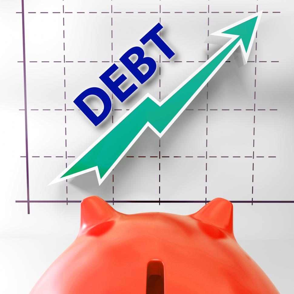 Free Image of Debt Graph Means Money Due And Liabilities 