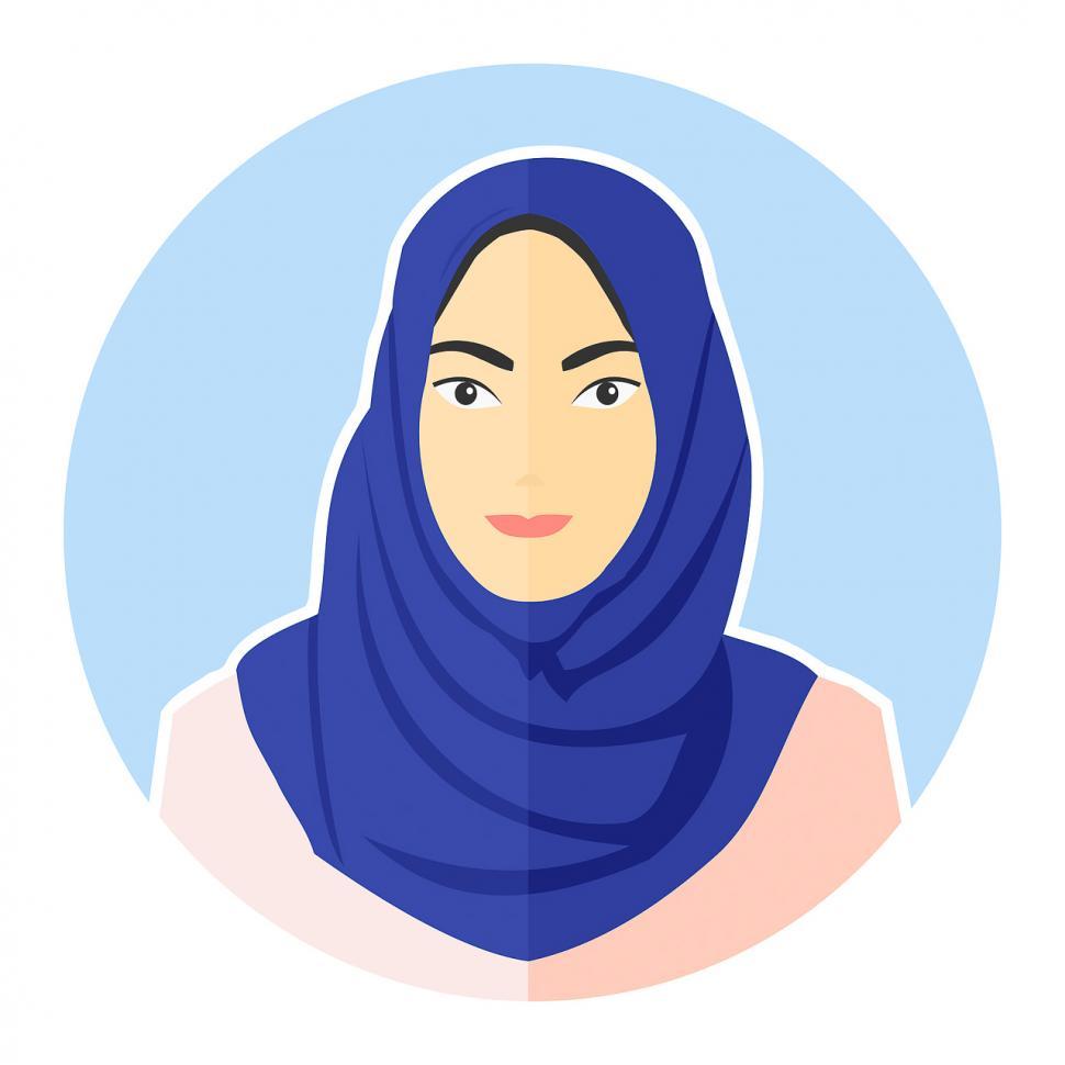 Free Image of Woman in scarf 