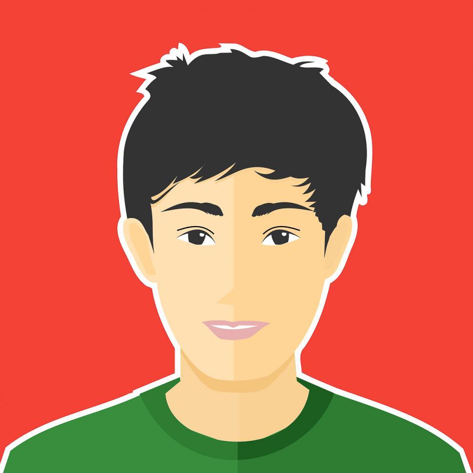 Free Image of Illustrated man 