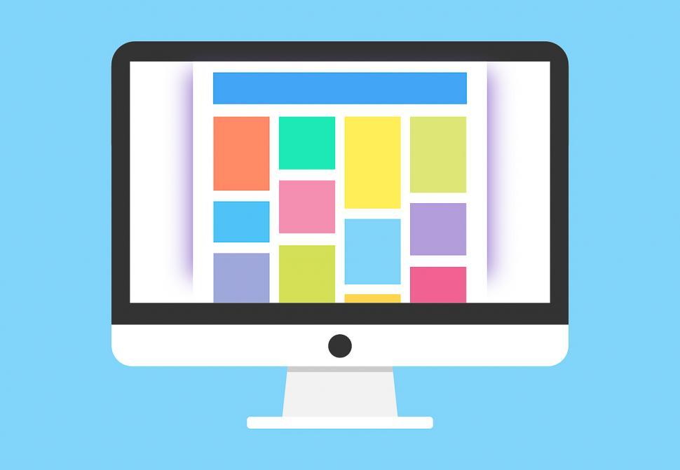 Free Image of Grid layout UI 