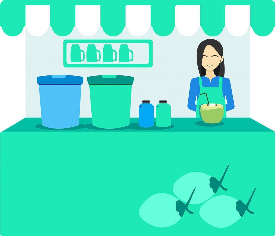 Free Image of Drink vendor 