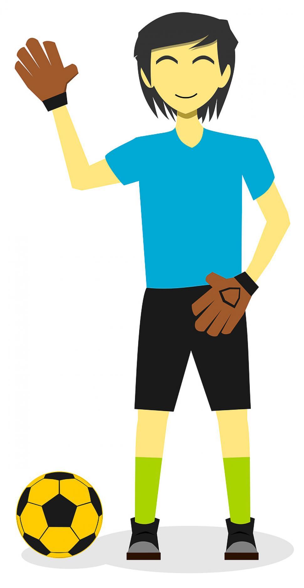 Free Image of Soccer goalie 