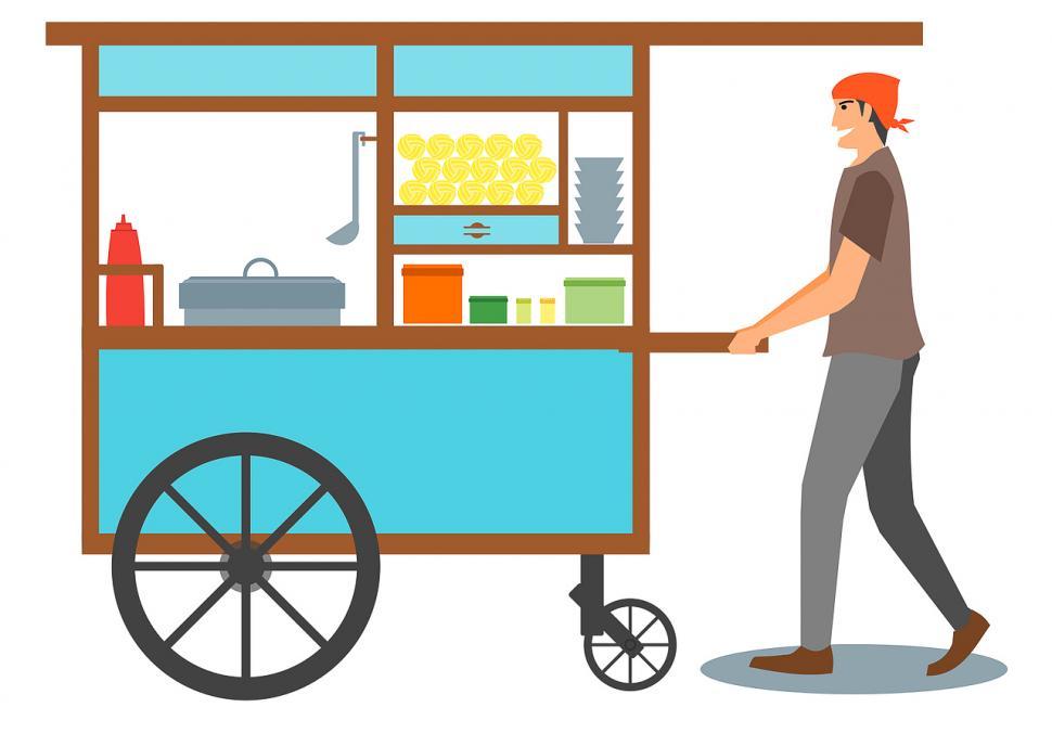 Free Image of Food cart 