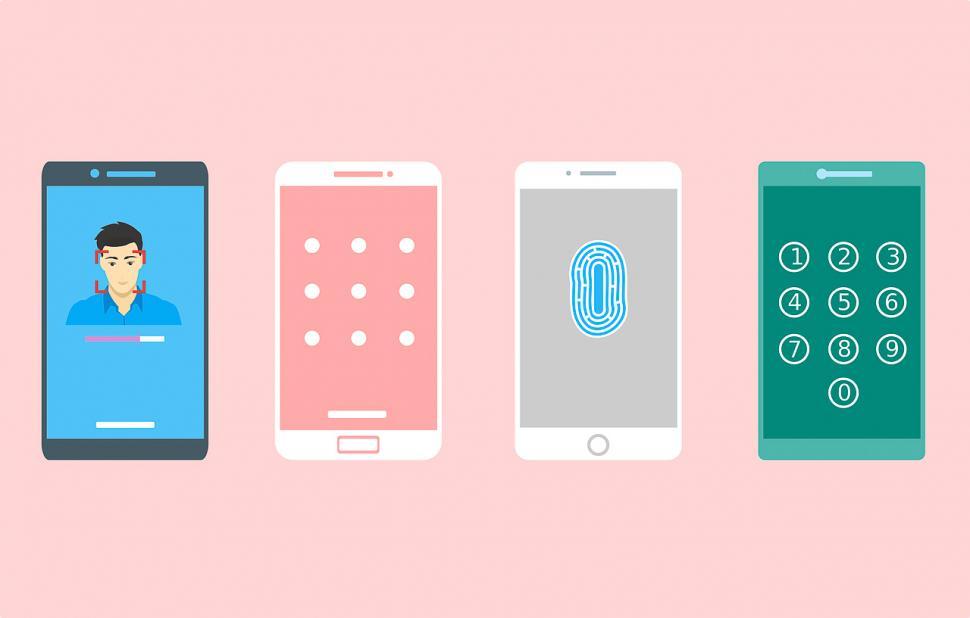 Free Image of Biometric identification on cell phones 