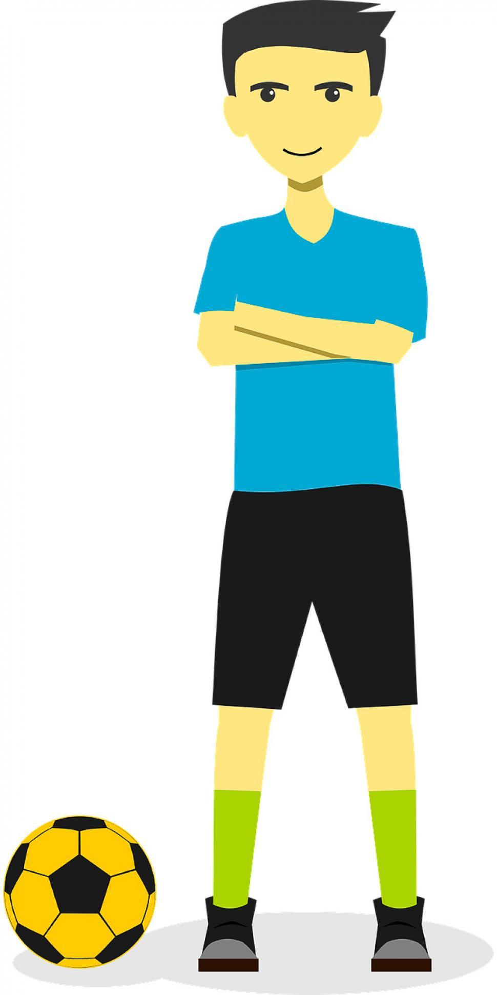 Free Image of Soccer player 