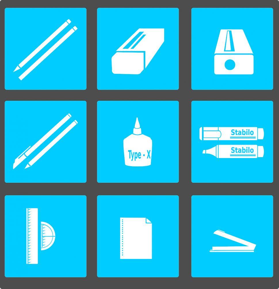 Free Image of Office icons 