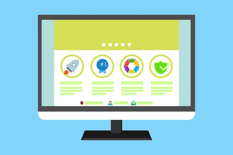 Free Image of Modern web design 