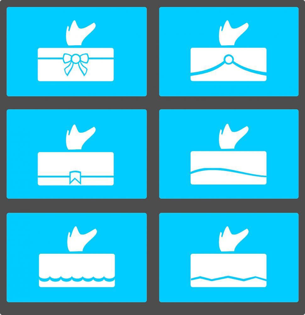 Free Image of Tissue boxes illustration 