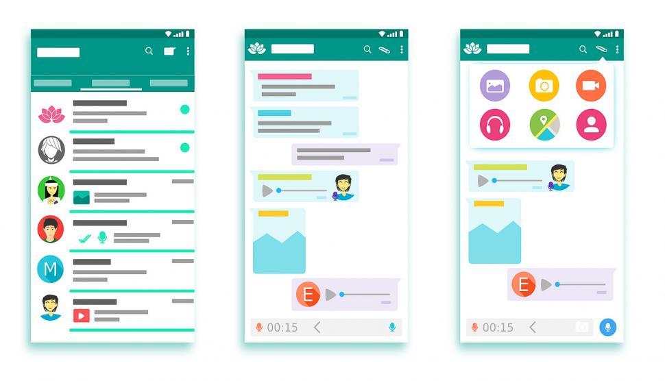 Free Image of Designs on mobile devices 