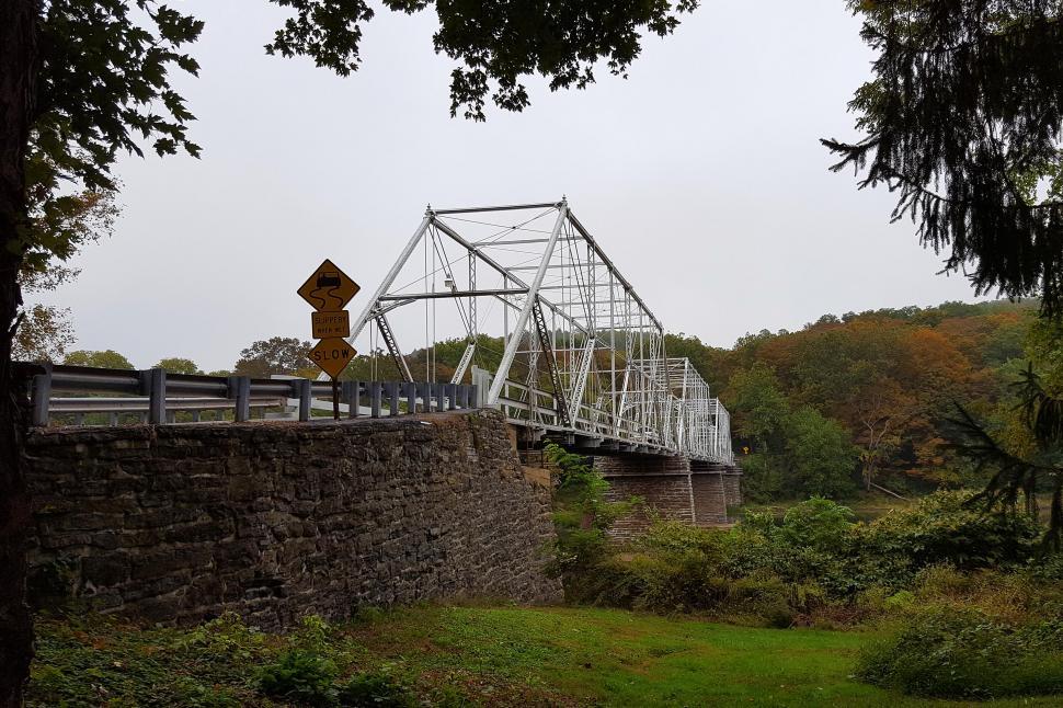 Free Image of Dingmans Ferry Steel Bridge 