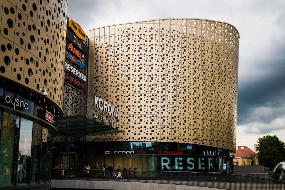 Free Image of Building Featuring Numerous Windows 