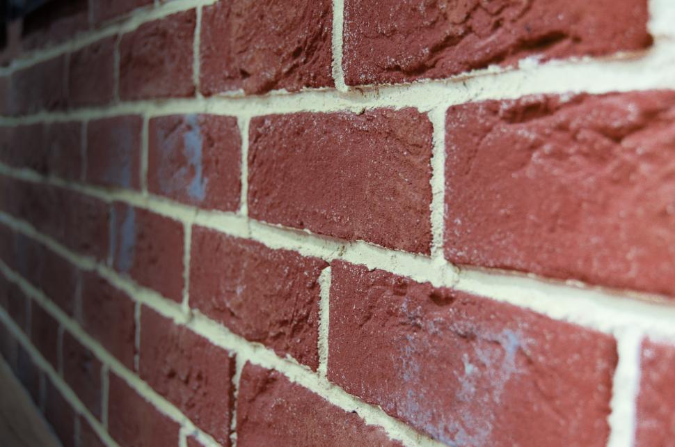 Free Image of Close Up of a Red Brick Wall 