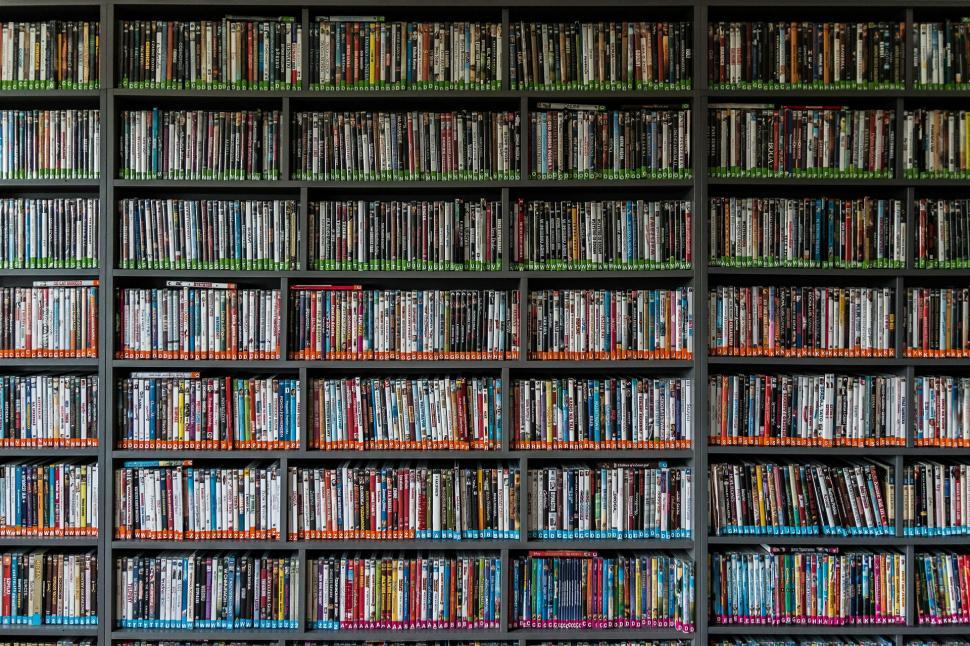 Free Image of Book Shelf Filled With Books 
