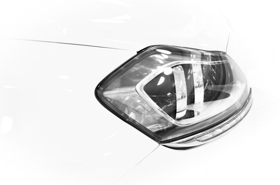 Free Image of Black and White Photo of a Helmet 