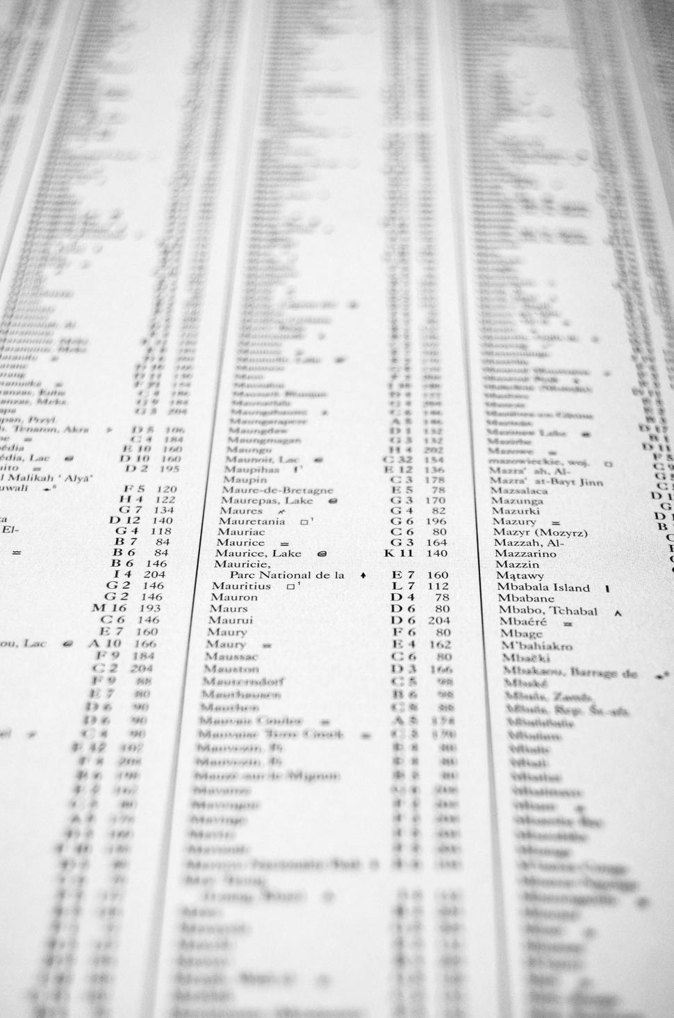 Free Image of Close Up of Sheet of Paper With Numbers 