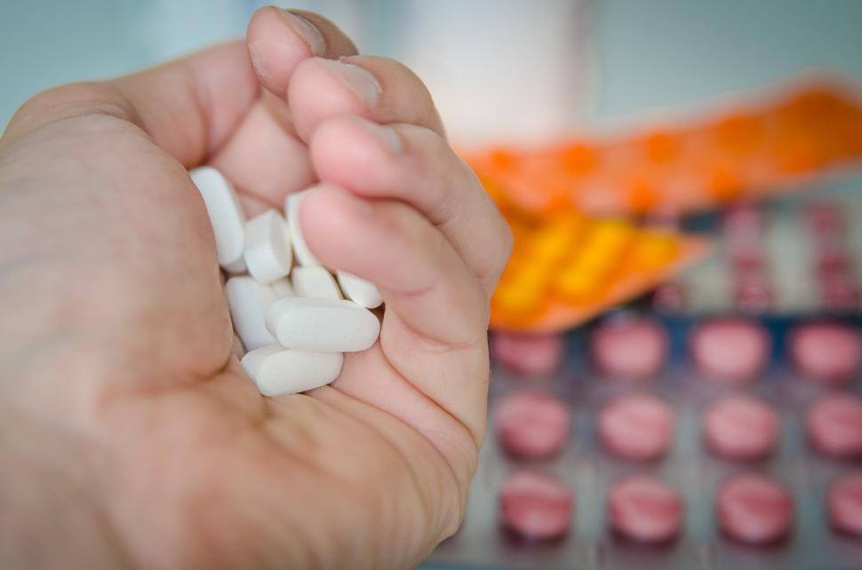 Free Image of Person Holding Pill in Hand 