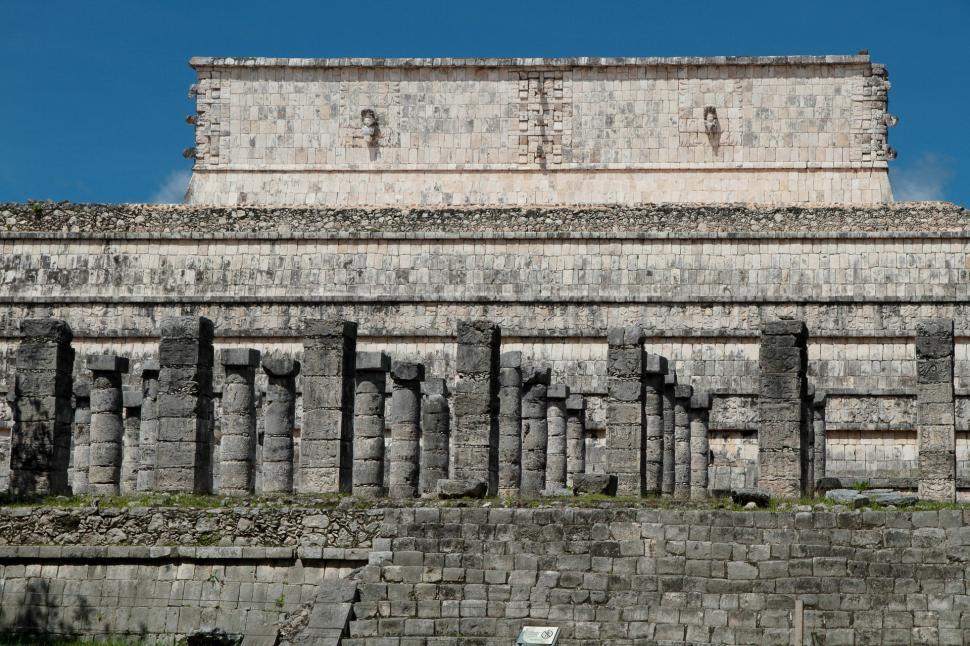 Free Image of Ancient Building in Black and White 