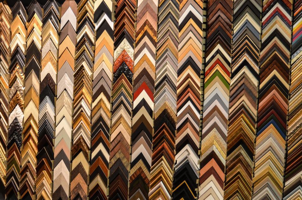 Free Image of Colorful and Diverse Wall Mosaic 