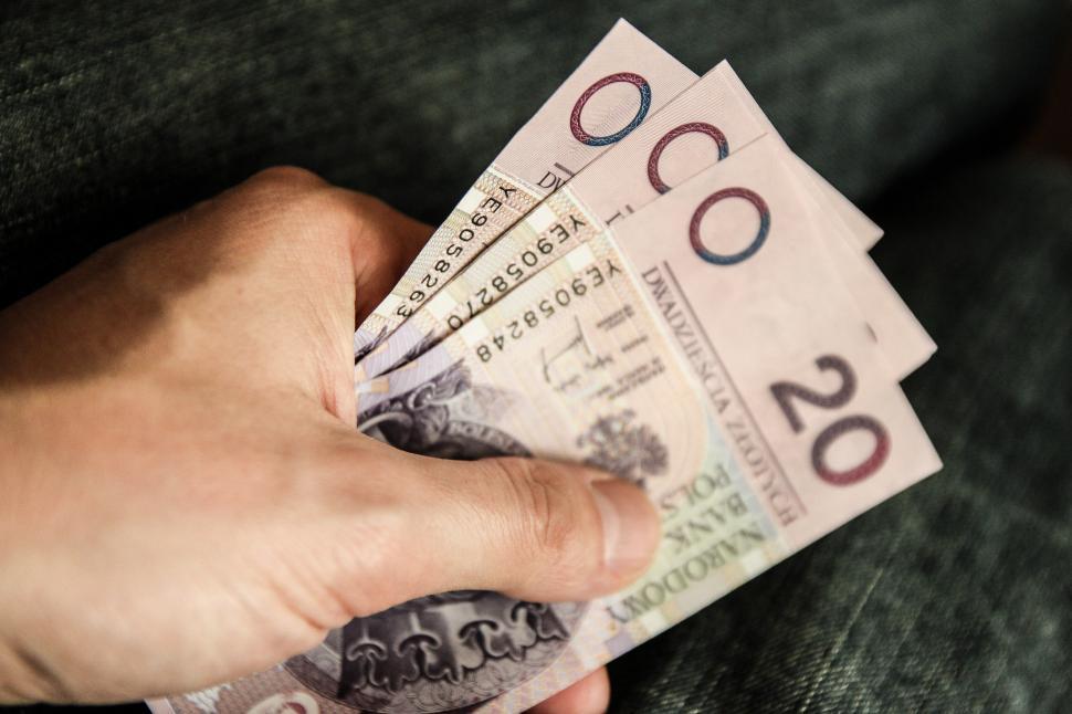 Free Image of Person Holding a Bunch of Money 