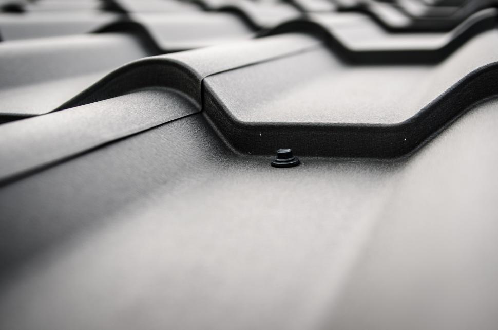 Free Image of Row of Computer Keyboards in Black and White 