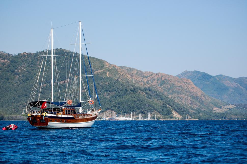 Free Image of Sailboat Sailing in Open Water 