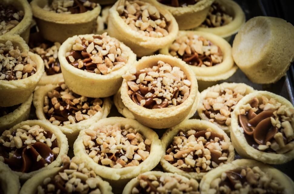 Free Image of Assorted Desserts Arranged on a Tray 